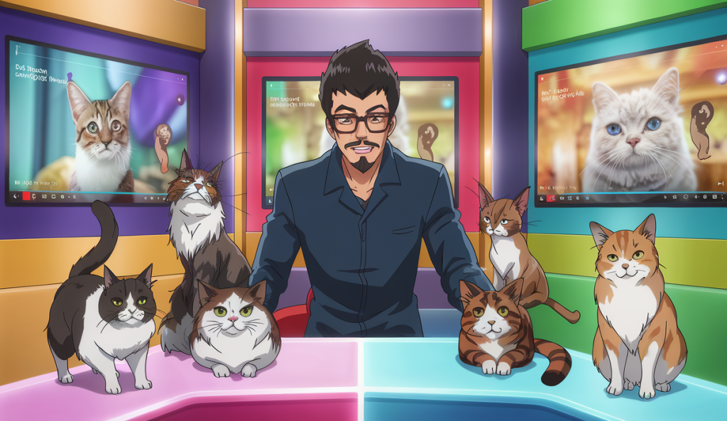 Jackson Galaxy éduquant sur le comportement félin via YouTube