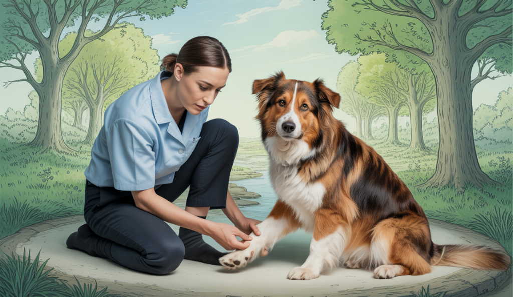 Un chien au regard vif illustrant le concept de détection précoce de l'arthrite canine