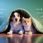 Un refuge sécurisé pour animaux de compagnie en cas de catastrophe, mettant en avant la sécurité